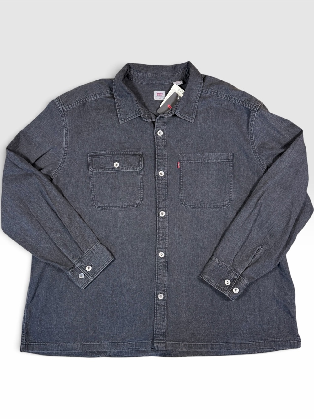 Levi’s Truckee Denim Overshirt Men’s XXL Washed Black NWT Shirt Jacket